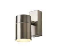 Litecraft Kenn Stainless Steel Outdoor Wall Light