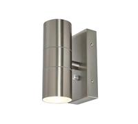 LITECRAFT Kenn Up & Down Outdoor Wall Light with Photocell Sensor - (Stainless Steel)
