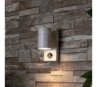 Litecraft Kenn White Outdoor Wall Light With Pir Sensor