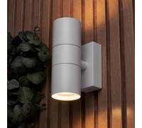 Litecraft Kenn White Up And Down Outdoor Wall Light