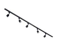 Litecraft Kitchen Track Light, Black, 2M 5 Light