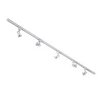 LITECRAFT Kitchen Track Light with Harlem Fixture & GU10 LED Bulbs - (White, 2M 5 Light)