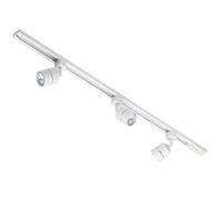 LITECRAFT Kitchen Track Light with Soho Fixture & GU10 LED Bulbs - (White, 1M 3 Light)