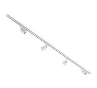 Litecraft Kitchen Track Light with Soho Fixture & GU10 LED Bulbs - (White, 2M 4 Light)