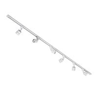 Litecraft Kitchen Track Light with Soho Fixture & GU10 LED Bulbs - (White, 2M 6 Light)