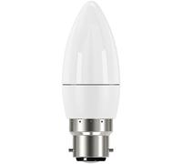 LITECRAFT Light Bulb 4.9 Watt B22 Bayonet Cap Candle Non Dimmable Daylight White LED in White - (Single)