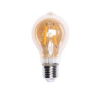 LITECRAFT Light Bulb 4 Watt E27 Edison Screw Filament LED in Gold Tint - (Single)