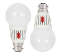 LITECRAFT Light Bulb B22 Bayonet Cap White with Dusk Till Dawn Sensor - 2 Pack