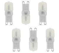 LITECRAFT Light Bulb G9 Capsule 2.5 Watt Non Dimmable 4000K LED - (Cool White, Pack of 6)