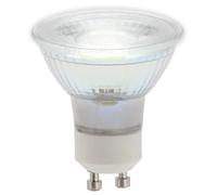 LITECRAFT Light Bulb GU10 5 Watt Non Dimmable 4000K Natural White LED in Clear - 5 Pack