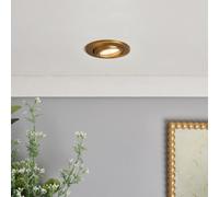 Litecraft Marlowe Round Bronze Ip65 Fire Rated Tiltable Bathroom Downlight