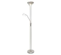 LITECRAFT Mother & Child LED Floor Lamp 2 Light - (Satin Nickel)