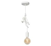LITECRAFT Oliver Ceiling Pendant Hanging Monkey Styled E27 1 Light - White
