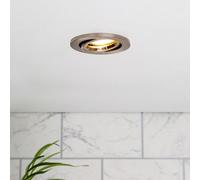 Litecraft Pack Of 2 Chrome Modern Ip20 Fire Rated Tiltable Downlights