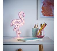 Litecraft Pink Flamingo Glow Kids Led Table Lamp Or Wall Light