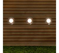 Litecraft Sitka Chrome 3W Led Outdoor 2 X Deck Light Kit