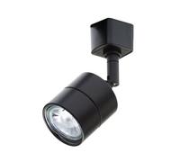 Litecraft Soho Black Gu10 Single Track Circuit Spotlight Head