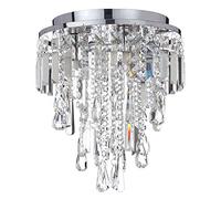 LITECRAFT Spa Pro Brona Ceiling Light Flush Bathroom Fitting - Polished Chrome