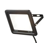 LITECRAFT Stanley Floodlight 50 Watt Slimline IP65 Rated Garden Integrated LED - Black
