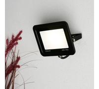 Litecraft Stanley Slimline Black 20 Watt Led Ip65 Outdoor Wall Flood Light