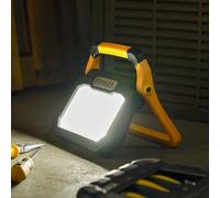 Litecraft Stanley Yellow And Black Led Folding Outdoor Rechargeable Work Light