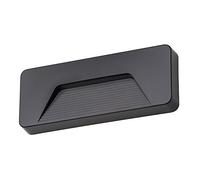 LITECRAFT Wall Light Outdoor Brick Surface Mount 3 Watt Integrated LED - Anthracite