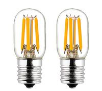 LiteHistory E17 led Bulb ETL 25w Appliance t7 led Bulb 250lm 2700K 2w Microwave Light Bulb 2Pack