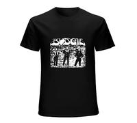 LiteMaid New Budgie Heavy Metal Rock Band Music Members Vintage Graphic Short-Sleeve T-Shirt Black XL