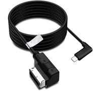 LITEMATIRA MDC Type C AUX Adapter, 2 in 1 Car Music Audio Interface Compatible with Mercedes Benz for 15, 15 Plus, 15 Pro, 15 Pro Max Android Galaxy Note Google