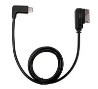 LITEMATIRA Media Interface Aux Cable with Type C Compatible with Mercedes Benz COMAND-APS NTG4.5 B C E G CLS GLK Class 2011-15 for 16 16 Pro Max 16e 15 15 Plus 15 Pro Max Android