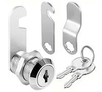 Litensh 16mm Mailbox Letterbox Cabinet Cam Lock with Key Alike, Postbox Toolbox Locks Drawers Dresser Cupboard Door Furniture Locker Lock