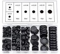Litensh 170pcs Rubber Grommet Set, Firewall Hole Plug Electrical Grommets Wire Grommets Plugs Eyelet Ring grommets for Car Plugs Hoses Cables