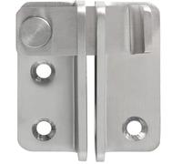 Litensh Flip Door Bolt Latch Lock Stainless Steel Safety Door Bolt Lock Latch for Gate Barn Cabinet Pet Cage Garden Bathroom Garage Window Right Open Silver, L: 52 x 62