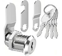 Litensh Mailbox Lock with 4 Keys, Lock for Cabinet Cam Letterbox Drawers Dresser Cupboard Door Furniture Locker Locks (35MM)