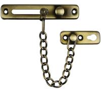 Litensh Stainless Steel Door Chain Lock, External Internal Door Limiter Lock Door Restrictor Security Chain Door Lock Latch Bolt for Door Anti Theft Home Bronze Green