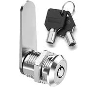 Litensh Thread Tubular Cam Lock Cabinet Cylinder Lock RV Storage Lock 25MM | Lock for Mailbox Toolbox Cupboard Post Box Letter Box Drawer Door Locker, Keys Different
