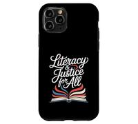 Literacy And Justice For All Book Lover Ban Reader Library Case for iPhone 11 Pro