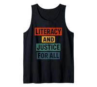 Literacy and Justice for All Education Rights Movement Tank Top