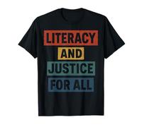 Literacy and Justice for All Empowering Education Movement T-Shirt