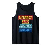 Literacy and Justice for All Inspirational Reader Movement Tank Top