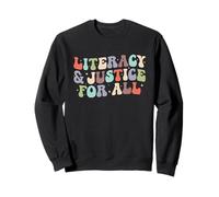 Literacy and Justice For All Stop Book Banning Librarian Sweatshirt