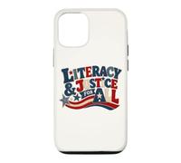 Literacy and Justice for All Teacher Librarian Books Case for iPhone 12/12 Pro
