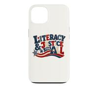 Literacy and Justice for All Teacher Librarian Books Case for iPhone 13