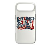 Literacy and Justice for All Teacher Librarian Books Case for iPhone Air