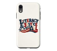 Literacy and Justice for All Teacher Librarian Books Case for iPhone XR