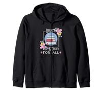 Literacy And Justice For All Zip Hoodie