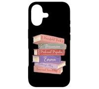 Literacy Austen Novels Romance Books Literary Jane Austen Case for iPhone 17