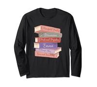 Literacy Austen Novels Romance Books Literary Jane Austen Long Sleeve T-Shirt