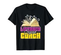 Literacy Coach Squad Back to School Interventionist Teacher Value Graphic T-Shirt, Men, Black, L