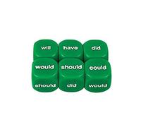 Literacy Dice: Helping Verbs Past 16mm (Pack of 5)